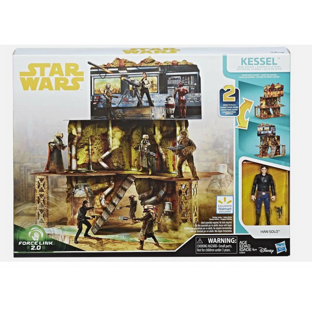 Hasbro Star‎ Wars Kessel Mine Scape Force Link 2.0 Playset with Han Solo